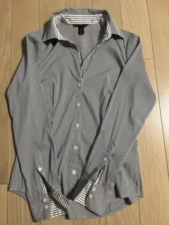 H&M ストライプ 長袖シャツのサムネイル