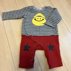 ストライプ　ロンパース 80サイズ