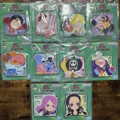 一番くじ ワンピース 未来島エッグヘッド　J賞 ラバーコースター　10種セット