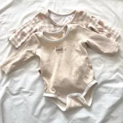 西松屋 長袖ロンパース 70 2着セット