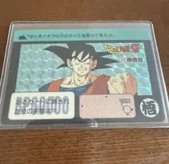 ドラゴンボールZ カードダス　211 孫悟空　1990年製