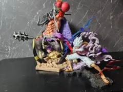 ワンピース★百獣の王 カイドウ 36cm 酒壺 ルフィ・ニカ　28㎝