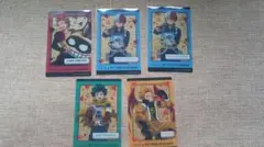 僕のヒーローアカデミア　クリアカード　5枚