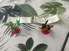 チョコエッグ ポケットモンスター 旅立ちの3匹　開けたてツタージャ　ポカブセット