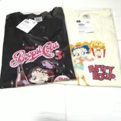 1セット限り【新品/未使用/タグ付き】 Betty Boop Tシャツ2枚セットのサムネイル