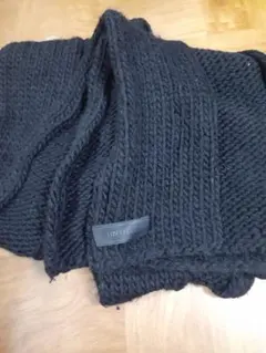 アンタイトル　UNTITLED　厚手マフラー　黒のサムネイル