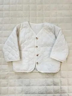 キルティングジャケット ホワイト 90cm