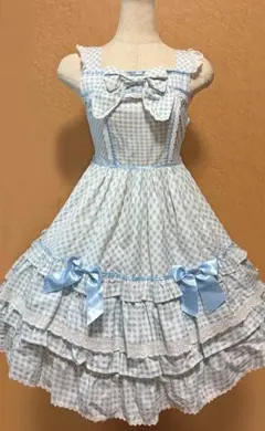 アンジェリックプリティ マーガレットドールJSK サックス 水色 ブルー アンジェリックプリティ マーガレットドールJSK サックス 水色 ブルー