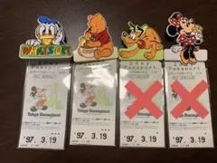 【チケットホルダー】ディズニーランド　レトロ　　バラ売りあり！