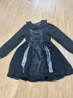 Jamie エーエヌケー ブラックミニワンピース