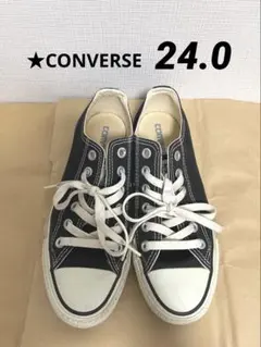 CONVERSE ALLSTAR ローカット 24cm ブラック スニーカー