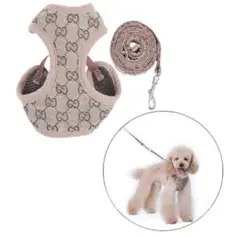 犬ハーネス メッシュ 小中型犬 ナイロン ペット用 散歩 胴輪 猫用首輪 S