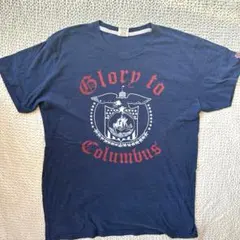 90s シングルステッチ HOMAGE Columbus Tシャツ XL