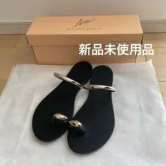 【新品未使用品】ニコラスライナス　メタルパーツフラットサンダル　38 イエナ
