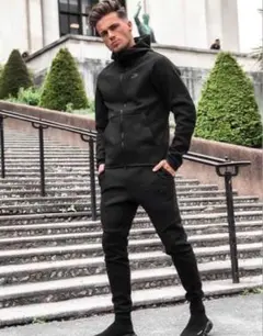 美品 ナイキ テックフリース 上下セットアップ Mサイズ 廃盤モデル ブラック