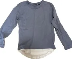 重ね着風　110 長袖　ロンT