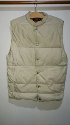 RYKIEL HOMME ベージュ ダウンベスト Lサイズ