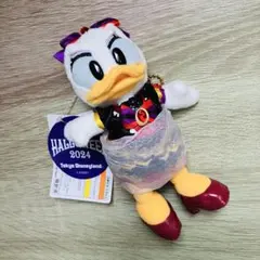 ディズニー　ハロウィン2024　フレンジー　デイジー　ぬいぐるみバッジ