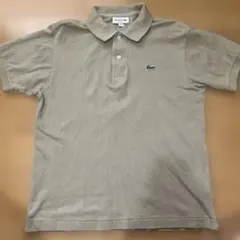 【難あり】LACOSTE ラコステ ポロシャツ カーキベージュのサムネイル