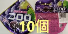 UHA ぷるん コロロ巨峰×5個、UHA 忍者めし鋼 ぶどう✖️5個 - メルカリ