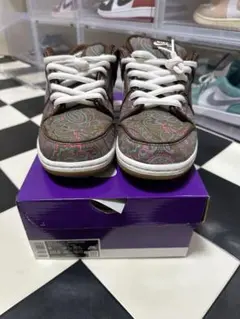 Nike SB Dunk Low Pro 10.5 ブラウン/マルチカラー