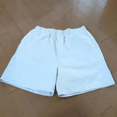 コットンショートパンツ サイドポケット付き