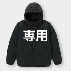 美品⭐︎GU ヒートパデッドブルゾン　黒　サイズS