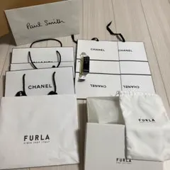バラ売りしますPaul Smith Chanel Furla ショッパーセット