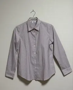 ストライプ 長袖シャツ XL