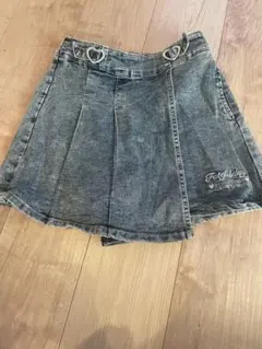 Fatefulday デニムフレアスカート キュロット