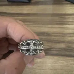超希少』Chrome Hearts フローラルリング ブラックダイヤモンド - メルカリ