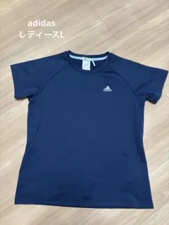 【お値下げ】adidas CLIMLITE ネイビー トップス-/L