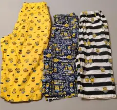 ミニオン柄ハーフパンツ3点セット