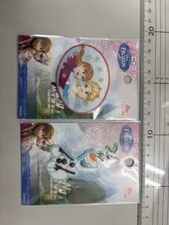 アナエルサ・オラフ刺繍ワッペンセット　アナと雪の女王　2枚セット