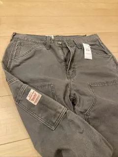 【新品】リーバイス 568 ルーズストレート ダブルニー グレー　32インチ