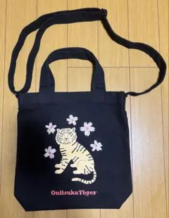 オニツカタイガー　ショルダートートバッグ