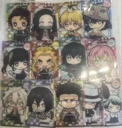 鬼滅の刃 カードマスコット ダイカットステッカーセット まとめ売り ※欠品あり