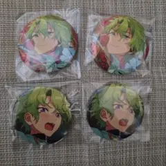 巴日和　缶バッチ4点