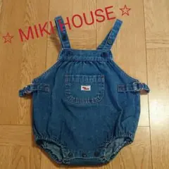 MIKI HOUSE ミキハウス　ロンパース♡　オーバーオール　希少　旧タグ☆