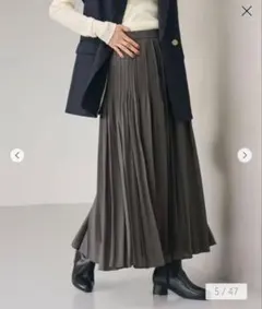 【新品未使用】green label relaxing シアープリーツスカート
