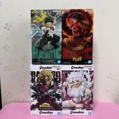 ［新品未開封品］ヒロアカ＆ワンピースまとめ売りフィギュア4点セットのサムネイル