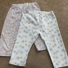 PAUL & JOE ユニクロ　花柄キッズスパッツ 2点セット　110