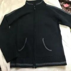 Lサイズ　セシール　メンズ　カーディガン　黒