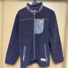 LOGOS フリースジャケット L ダークパープル