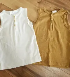 ノースリーブ　トップス　タンクトップ　2枚セット　まとめ売り