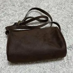 GAP　ヴィーガンスエード バレルバッグ