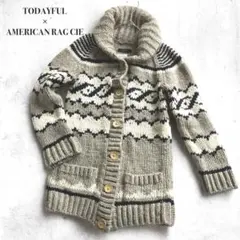 TODAYFUL×アメリカンラグシー ✨カウチンニットカーディガン　S〜M