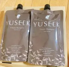 YUSEEK Cream Shampoo ダークブラウン 350g 2個セット - メルカリ