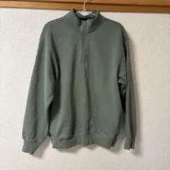 無印良品　二重編みハーフジッププルオーバーのサムネイル