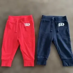 GAP スウェットパンツ 2点セット レッド ネイビー